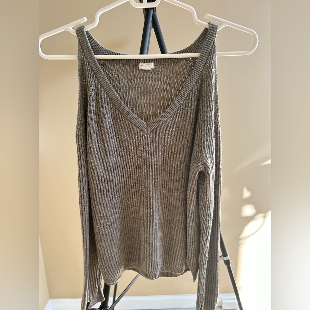Garage Cut-Out Shoulder Sweater